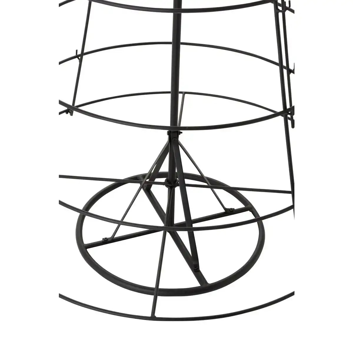 J -Linie Dekoration Weihnachtsbaum 8 Level - Metall - Schwarz - 188 cm hoch