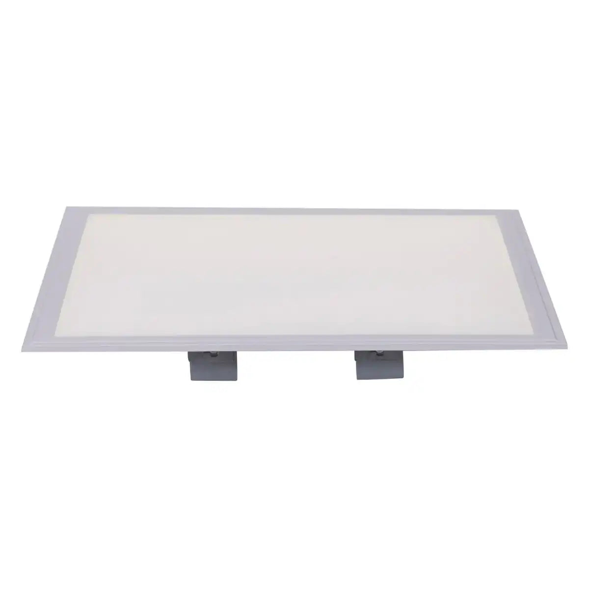 LED Aufbaupanel "SORRISO", Aufbauleuchte aus Metall und Kunststoff in Weiß mit fest verbauten LEDs, 45x45cm groß für Innenräume