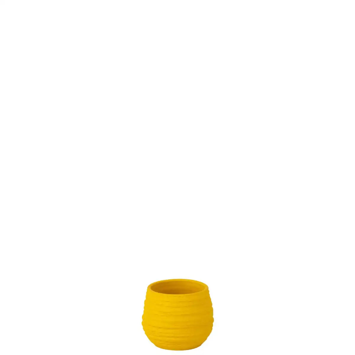 J -Line Flowerpot Fiesta - Keramik - Gelb - klein - Ø 14 cm