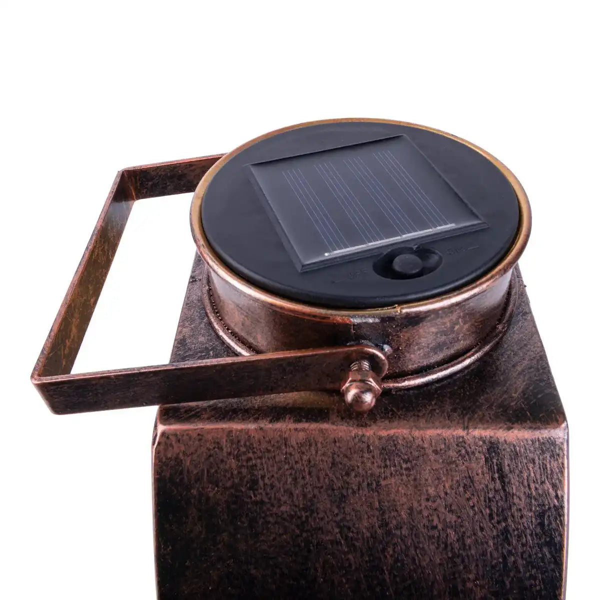 LED Solarleuchte "Fairylight" für Terrasse und Balkon, LED Tischlampe aus Metall aus Metall in Schwarz, und Gold und Acryl, fest verbaute LEDs, Deko Solarleuchte 26 x 19,5 x12,5 cm