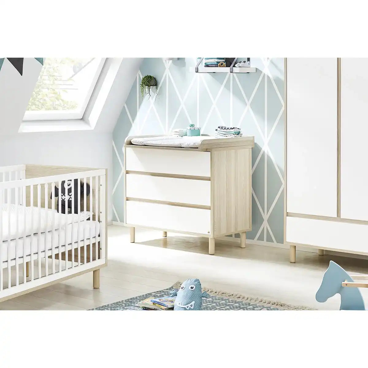 Wickelaufsatz 'Flow' breit