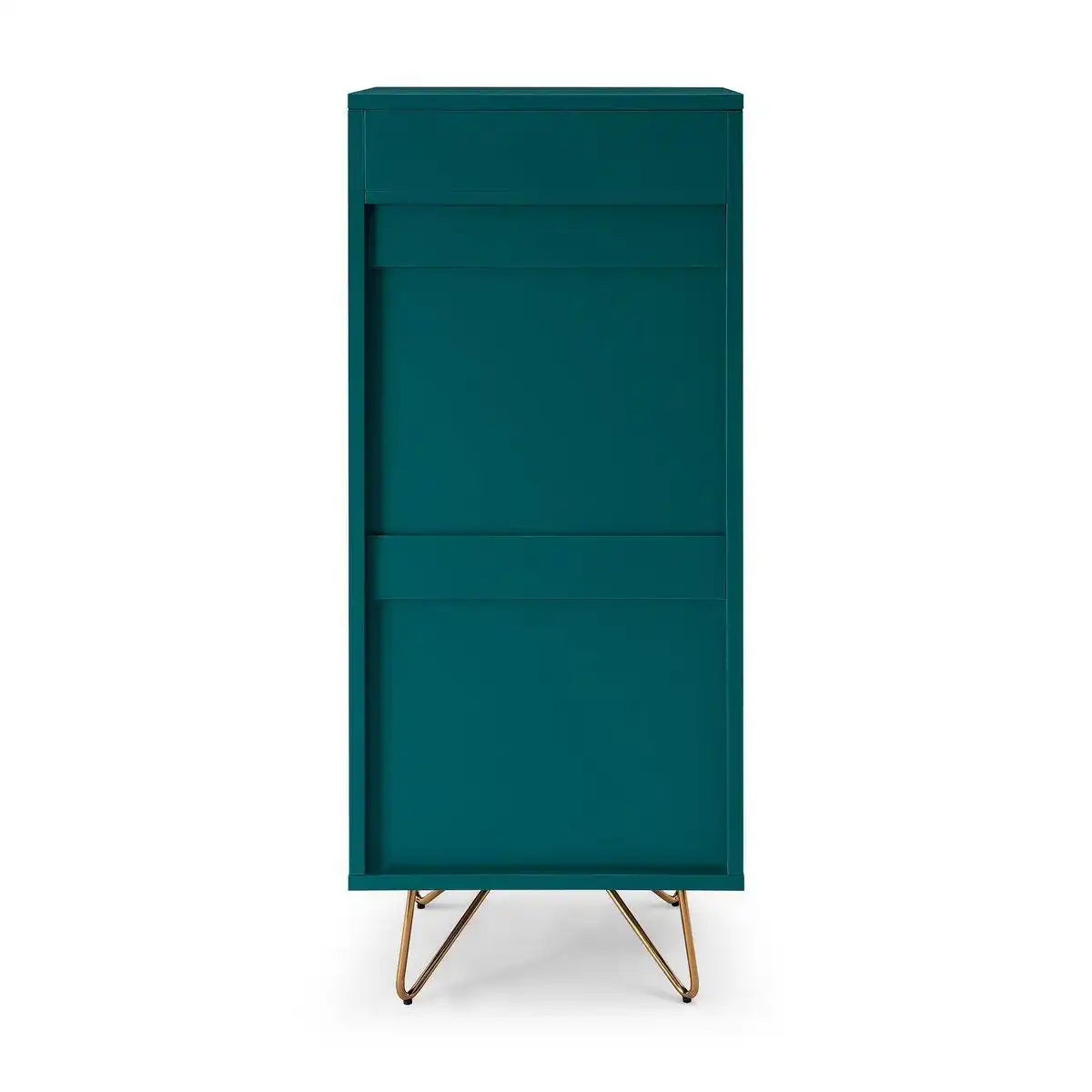 Kommode hoch mit 4 Schubladen und 1 Fach, inkl. Spiegel