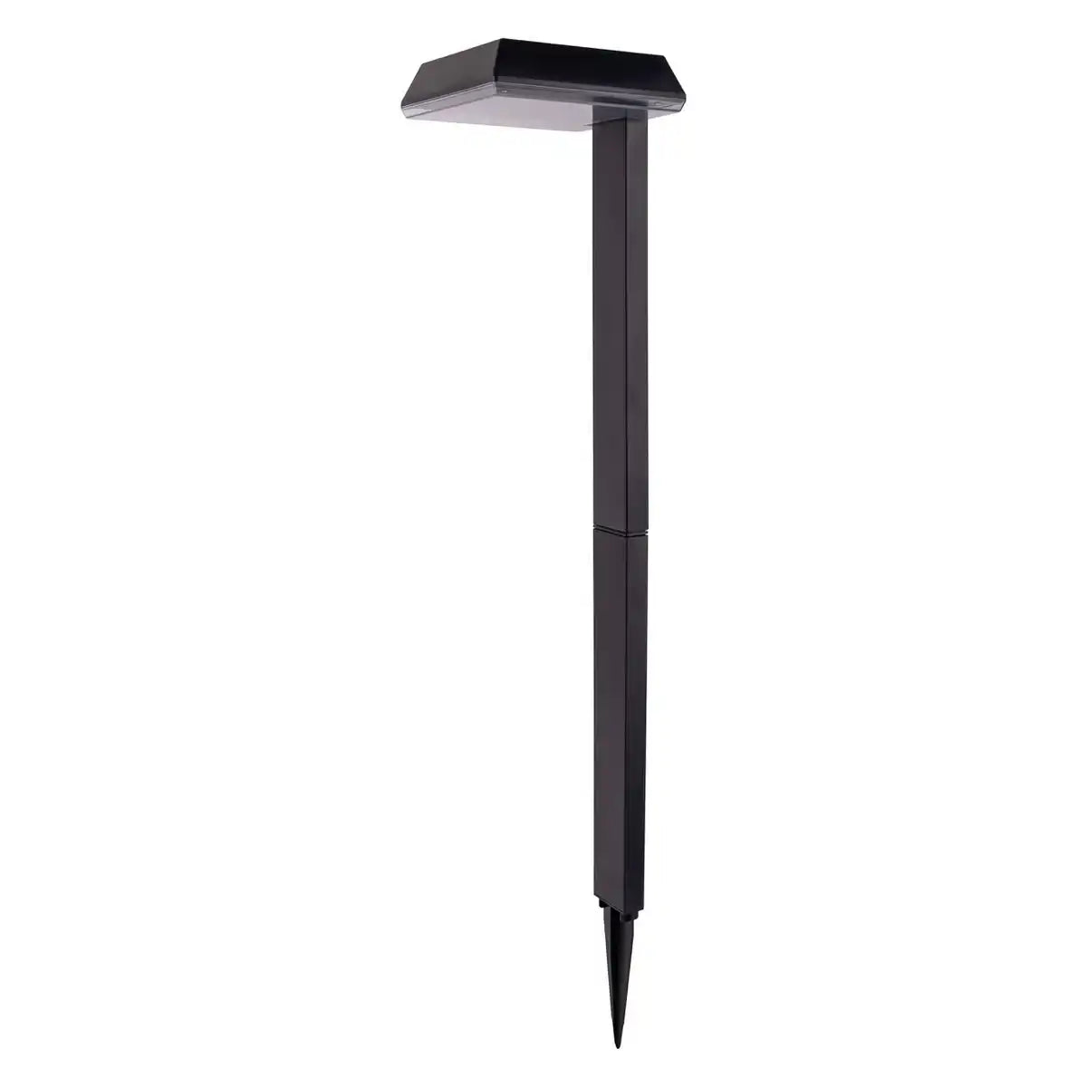 Solar-Dekoerdspieß "SIGI", 79 cm hoch, Kunststoff, schwarz, integrierte LEDs, warmweiß