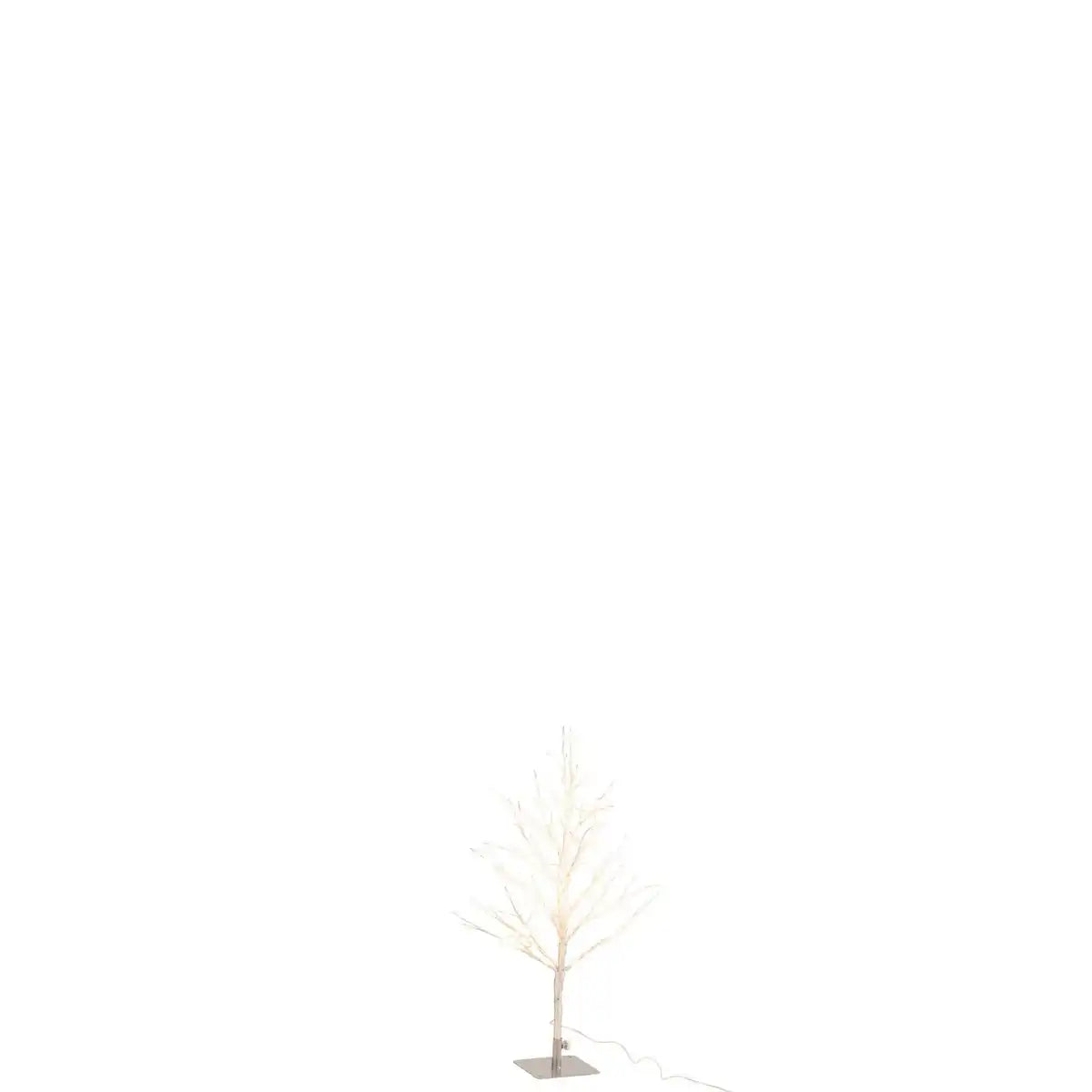 J-Line Bare Tree+Led Metall Silber Klein