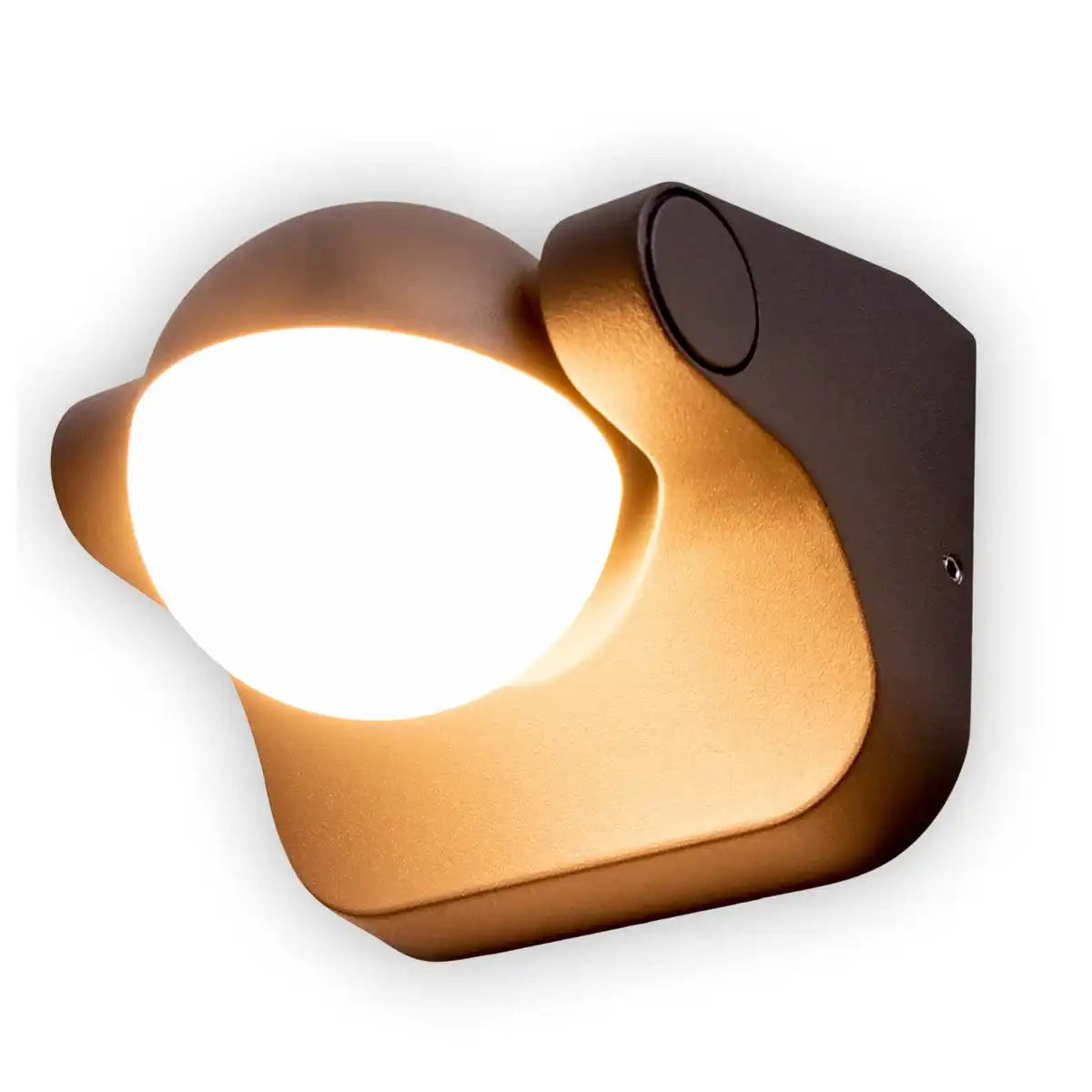LED Außen Wandleuchte "PALLAS" , aus Metall und Kunststoff in Anthrazit, mit integrierter LED