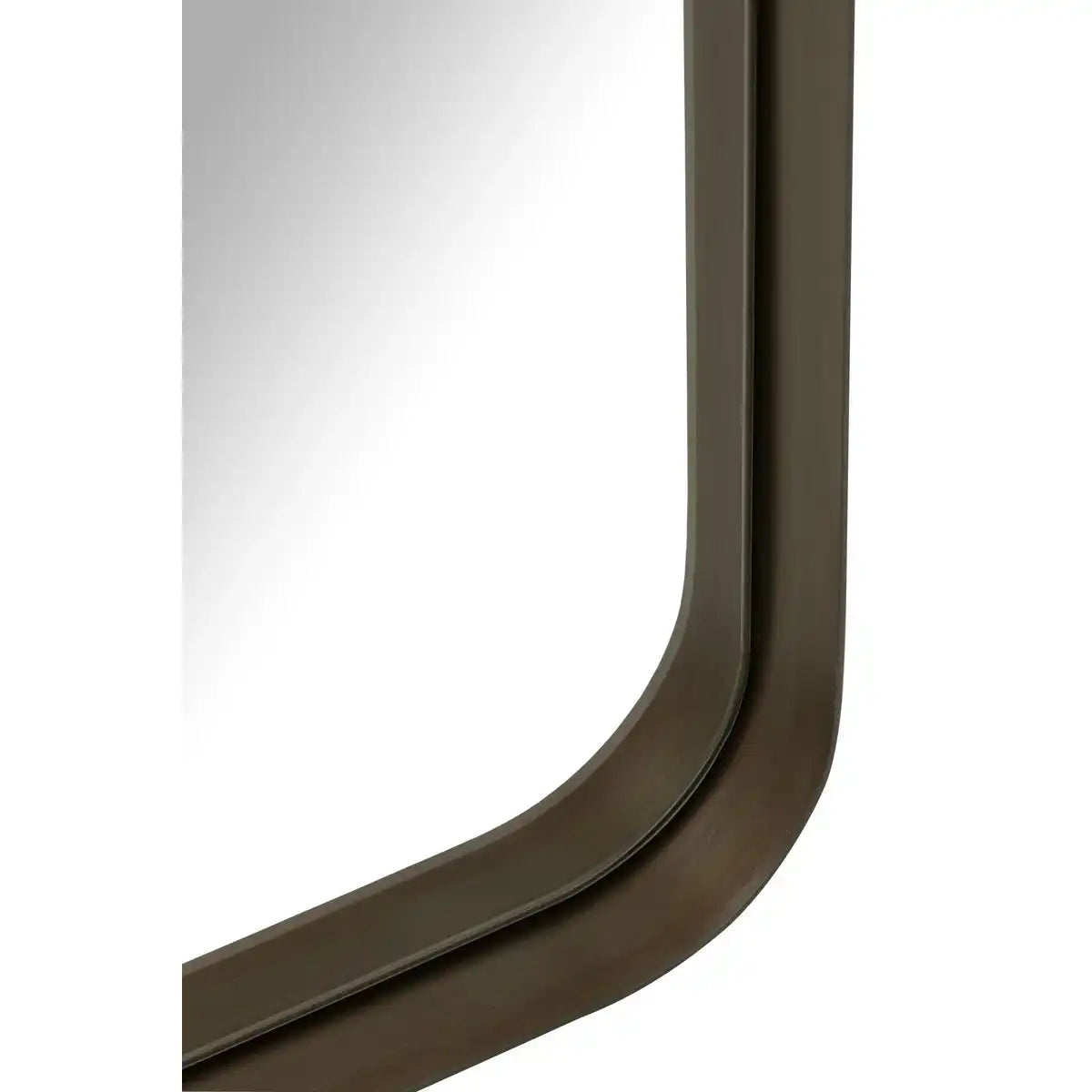 J -Line Spiegel Markus - Metall/Glas - Schwarz - groß - 180 x 80 cm