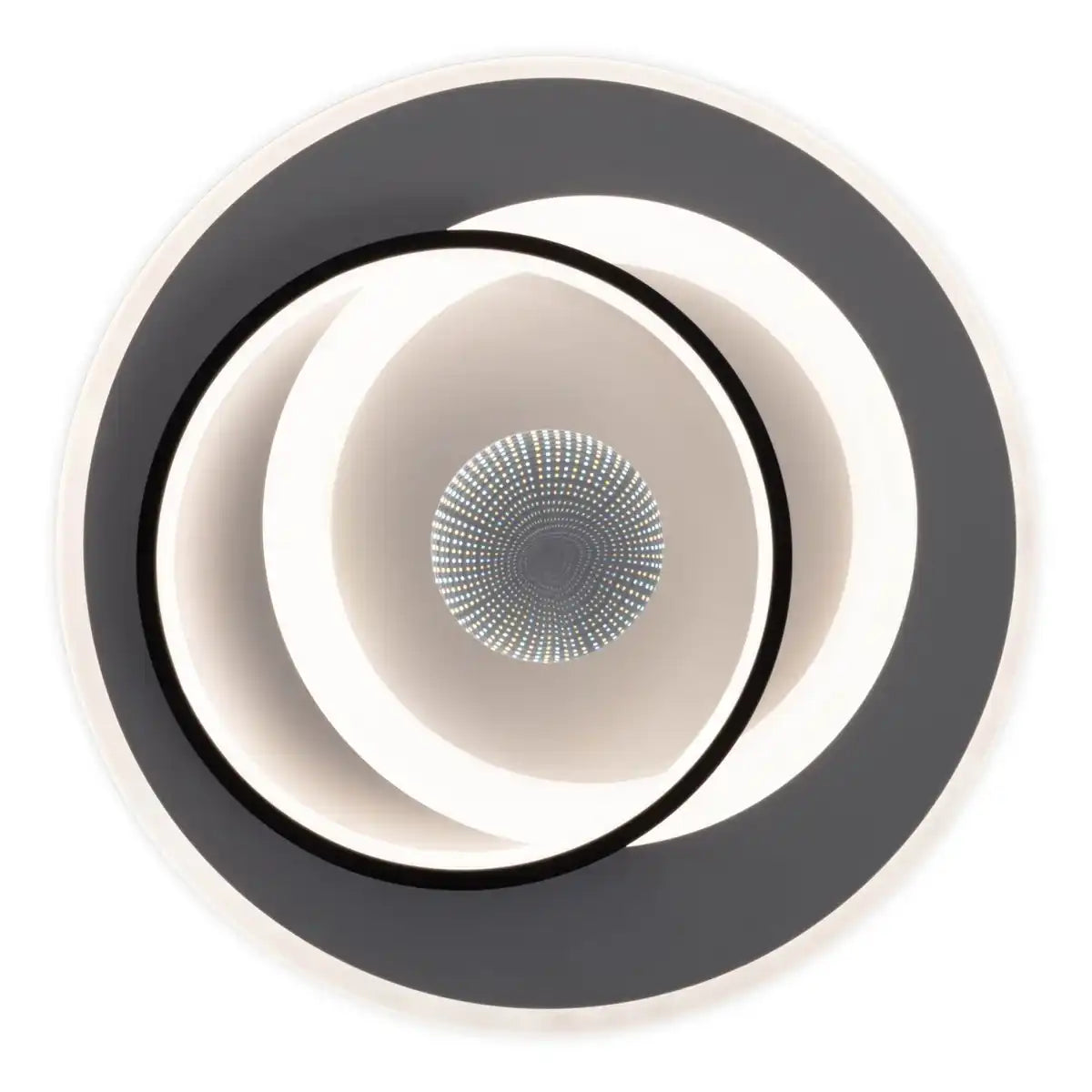 LED Deckenleuchte 3D-Effekt "MALEA" Ø 49 cm, mit vielen Funktionen, Fernbedienung inklusive