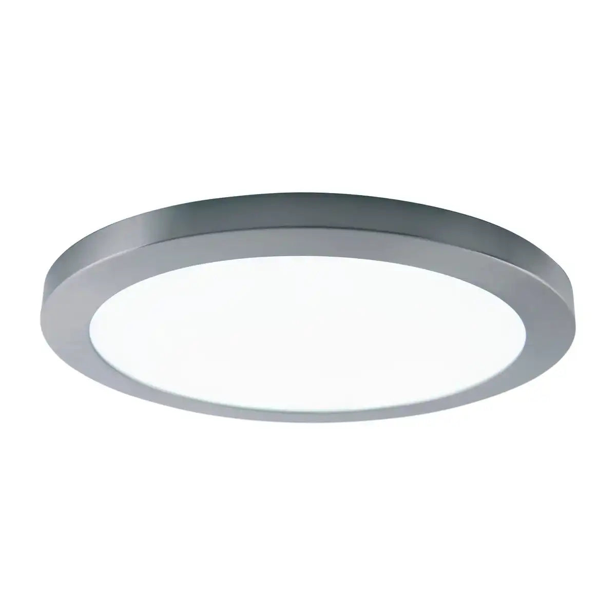 LED Deckenleuchte "BONUS", Funktion, Deckenlampe aus Metall und Kunststoff in Chrome/weiß wechselbar, mit fest verbauten LEDs, 33 cm Durchmesser