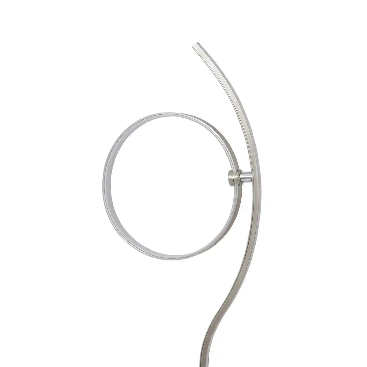 LED-Stehleuchte "LOOP LINE" 150 cm hoch, mit integriertem LED-Stripe, aus Metall und Kunststoff