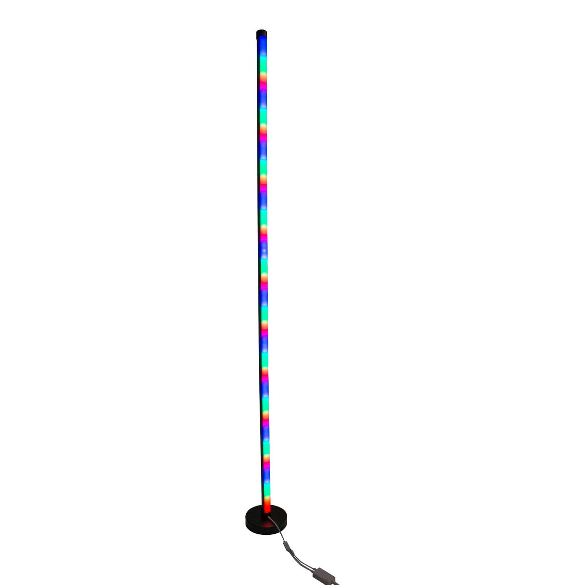 LED-Digital-Dekostehleuchte "MOTION LIGHT" 150 cm hoch, aus Metall und Kunststoff, bunt, LED Platine, Beleuchtung für Wohnzimmer, Esszimmer oder Büro
