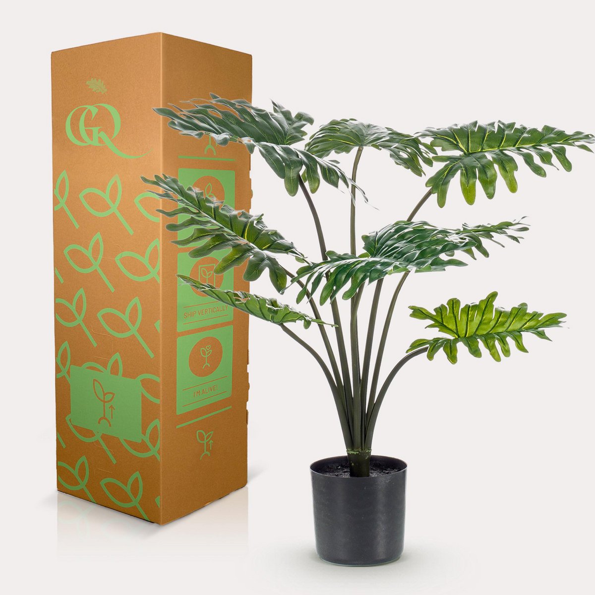 Künstliche Pflanze - Philodendron - 60 cm