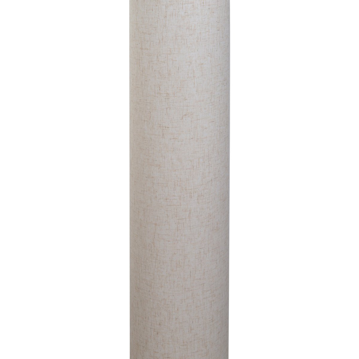Stehleuchte "BEATE" natur aus Metall und einem Textilschirm in Natur, E27-Fassung, Stehlampe für Esszimmer, Wohnzimmer, Diele oder Büro, ca. 110 cm hoch