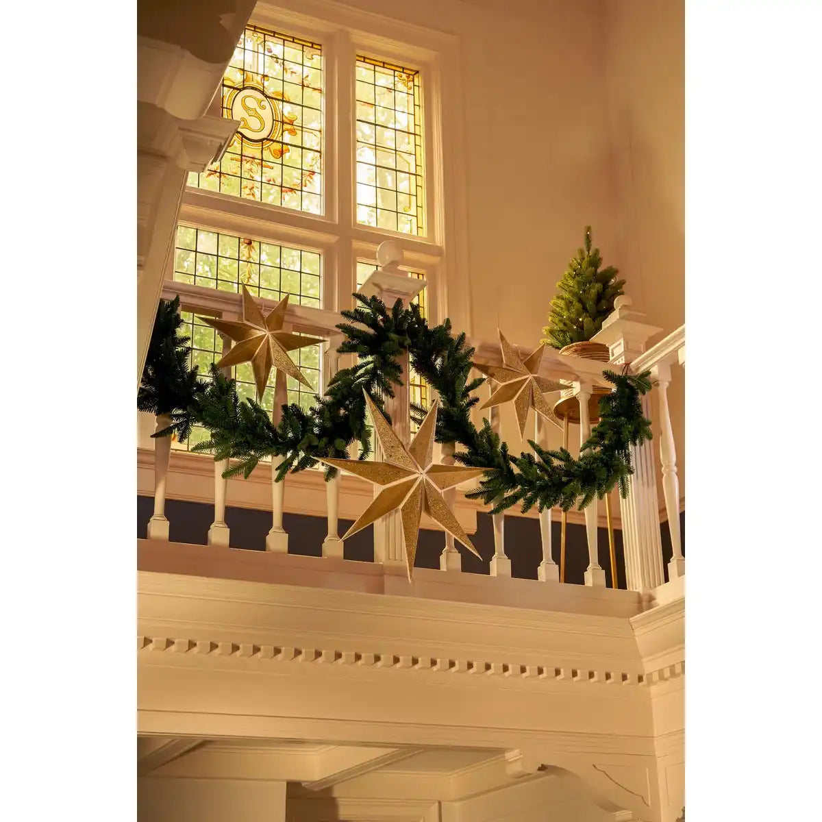 Abies Nordmann Garlands - L270 cm - Groen