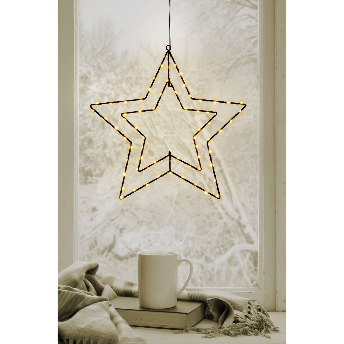 LED-Outdoor-Weihnachtsleuchte "Stern" D: 40 cm