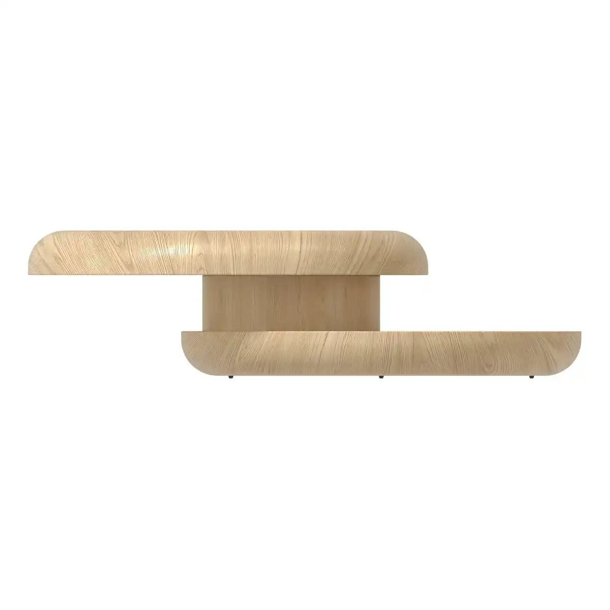 Couchtisch Ø 90 cm drehbar Natur