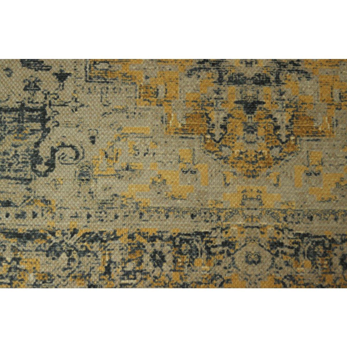 HSM Collection Floor Teppich Vintage Classic -120x180-Geell/Graupolyester