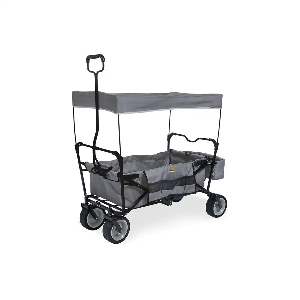 Faltbarer Bollerwagen 'Paxi', grau - HomeDesign Knaus