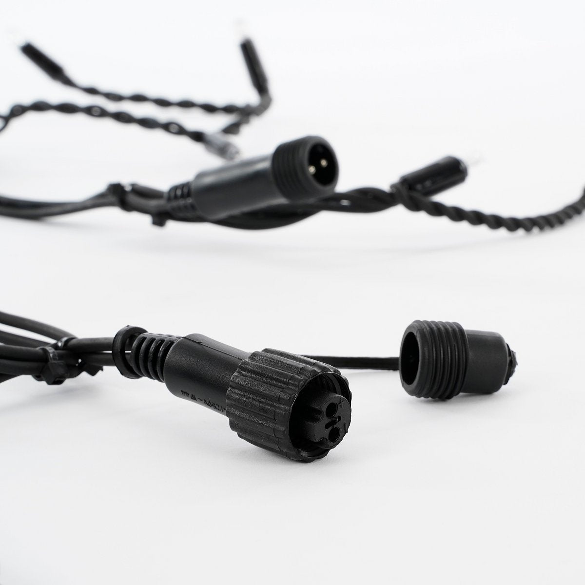 Lichtvorhang mit 38 LED-Lichtern – L300 x H40 cm – Warmweiß