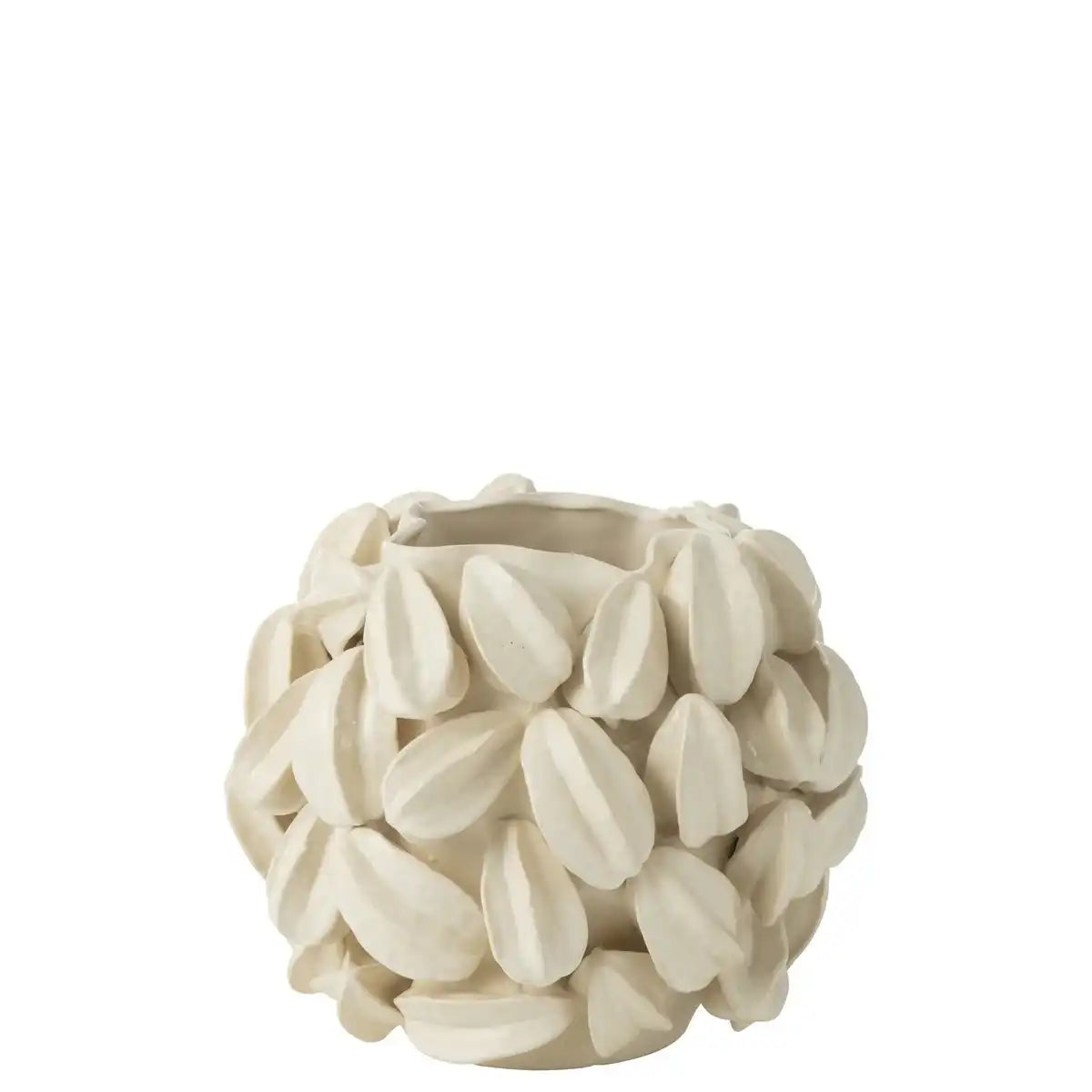 J -Line Vase Botanica Cacao Rasse - Kupfer - Beige - Ø 33,5 cm