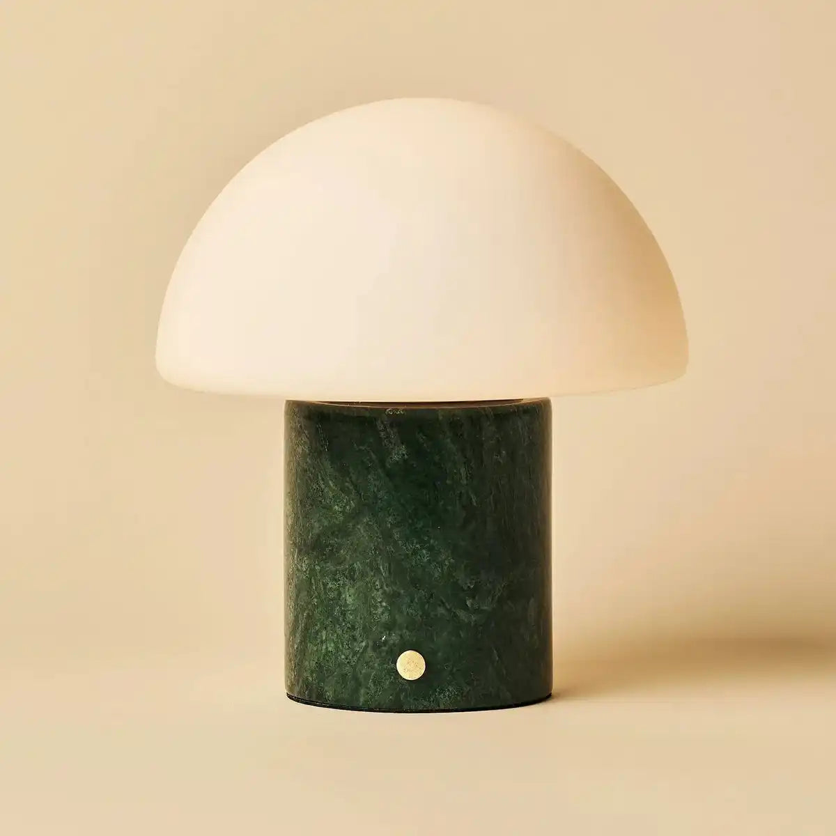 Maris Green / Verde Alpi - Klassische Marmorlampenlampe mit 3 hellen Farben und Dimmfunktion