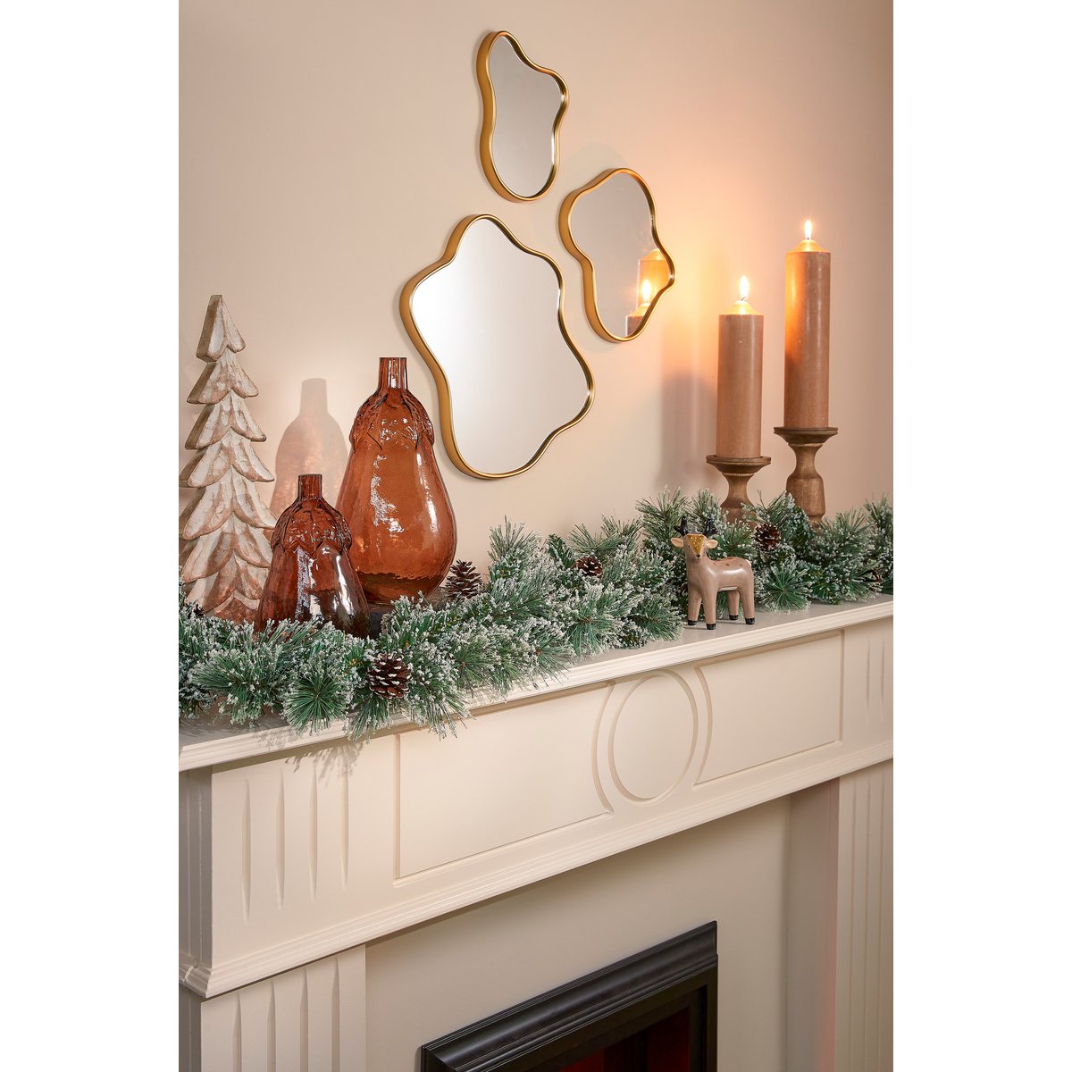 Vandans Girlande - L270 cm - Groen Frosted