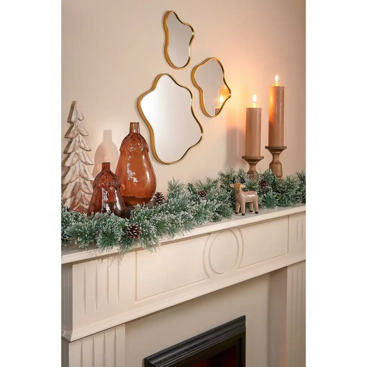 Vandans Girlande - L270 cm - Groen Frosted