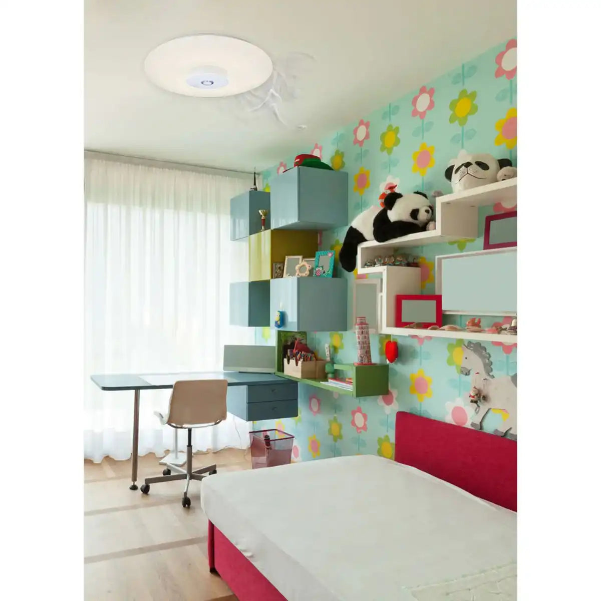 LED Deckenleuchte "Modena" d:40cm mit Rauchmelder