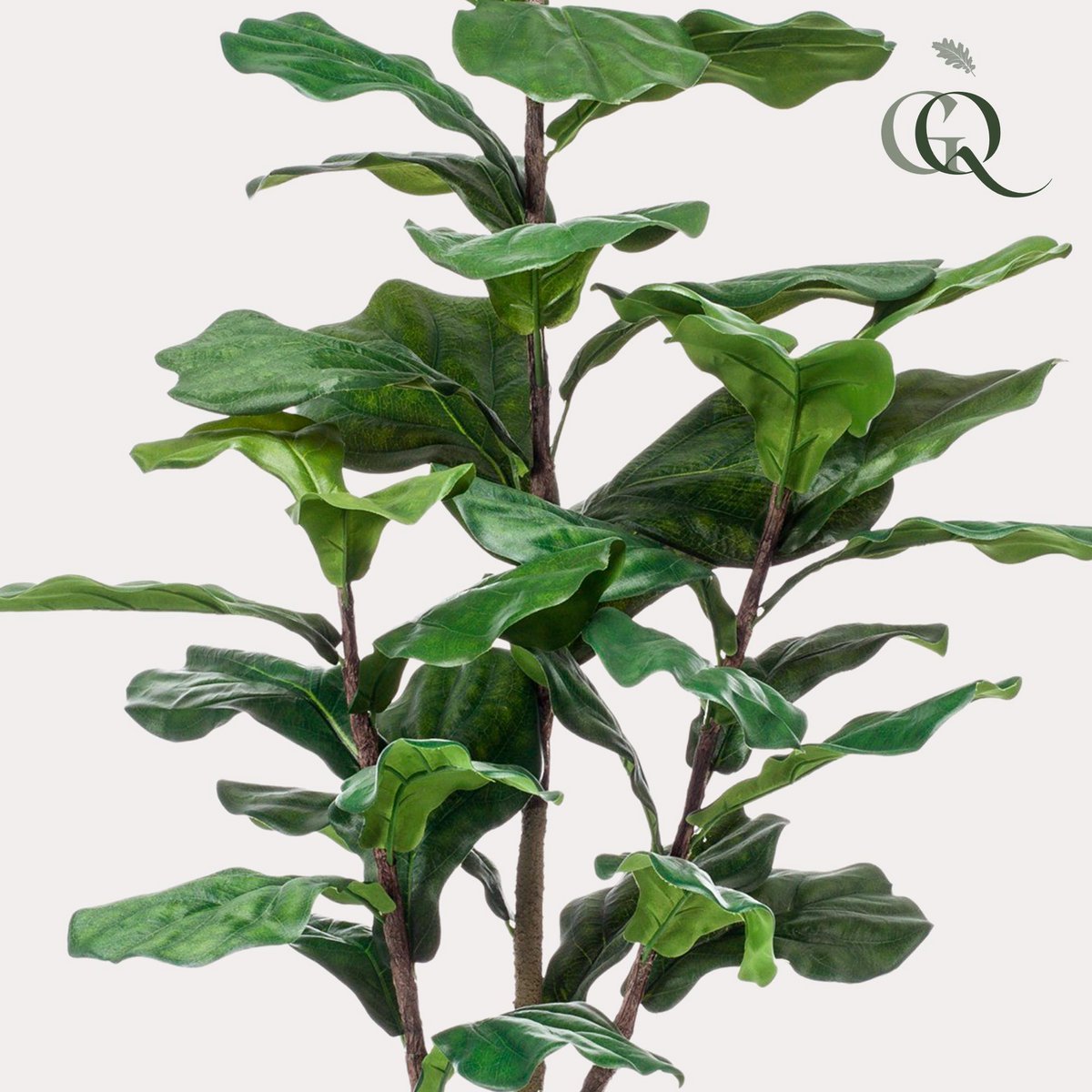 Künstliche Pflanze - Ficus Lyrata - Tabakpflanze - 120 cm