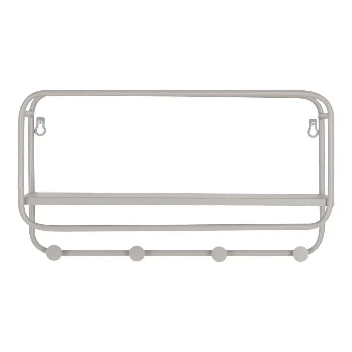 Feira Hat Shelf - Hutablage, Stahl, kühles Grau - HomeDesign Knaus
