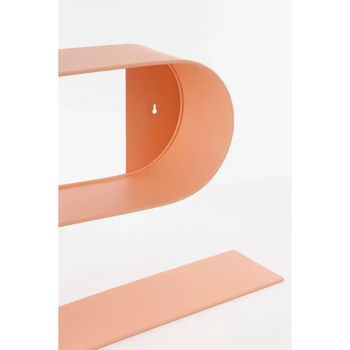 Fenna Wandregal – L54 x B14 x H48 cm – Metall – Rosa - HomeDesign Knaus