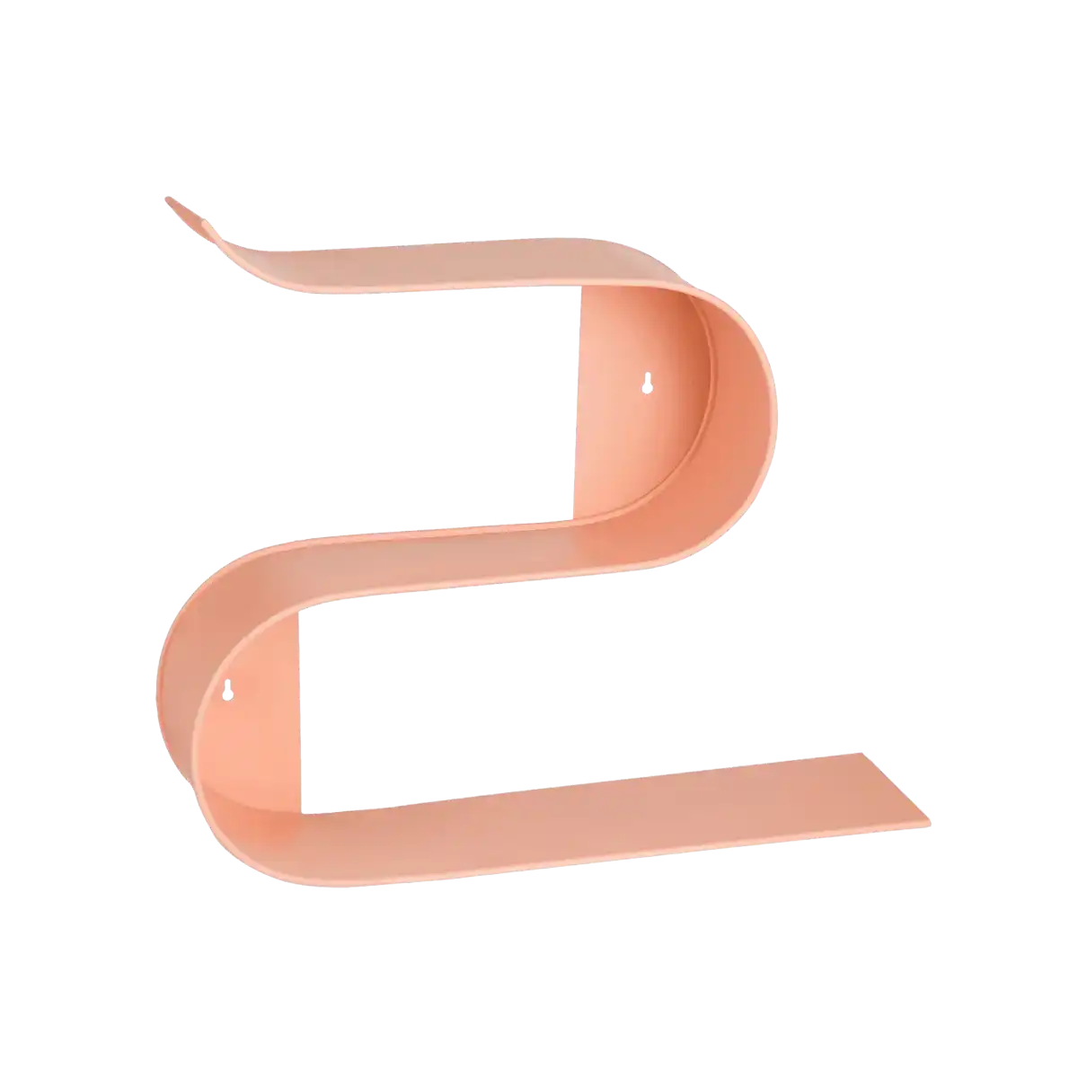 Fenna Wandregal – L54 x B14 x H48 cm – Metall – Rosa - HomeDesign Knaus