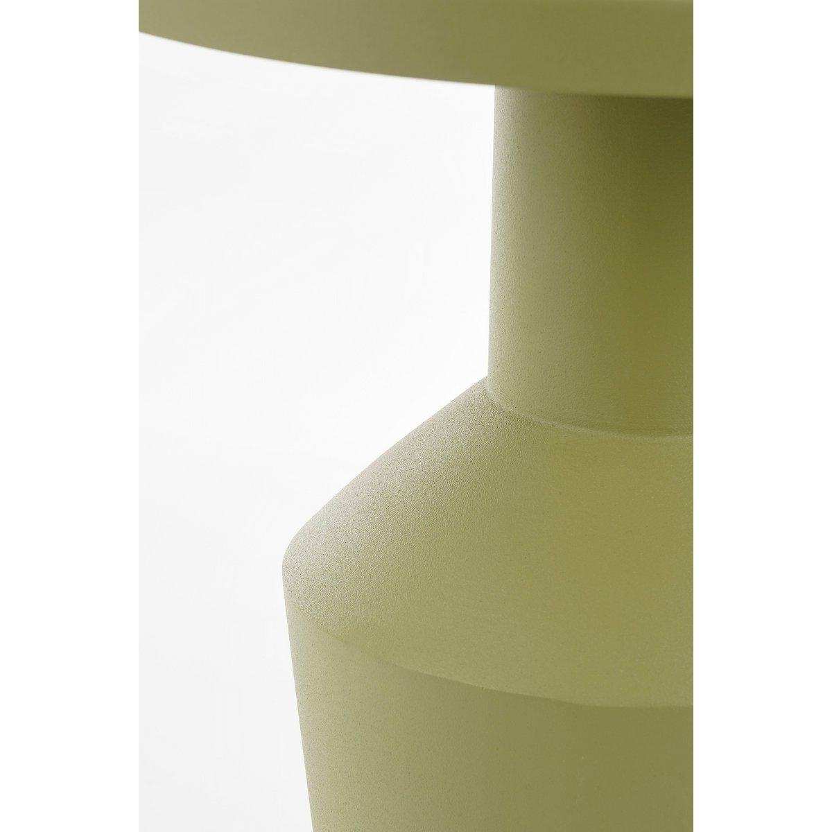 Feroza -Seitentisch - H41 x Ø34 cm - Metall - hellgrün - HomeDesign Knaus