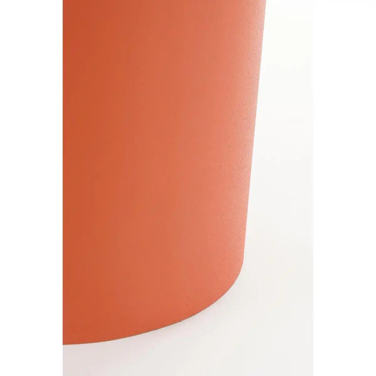 Feroza -Seitentisch - H51 x Ø30 cm - Metall - Orange - HomeDesign Knaus