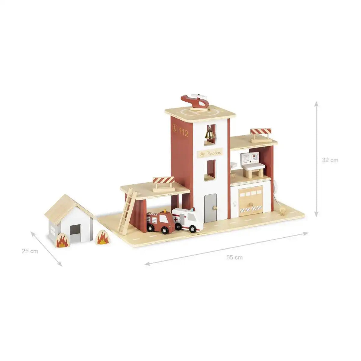 Feuerwehrwache 'Ben' inkl. Zubehör - HomeDesign Knaus