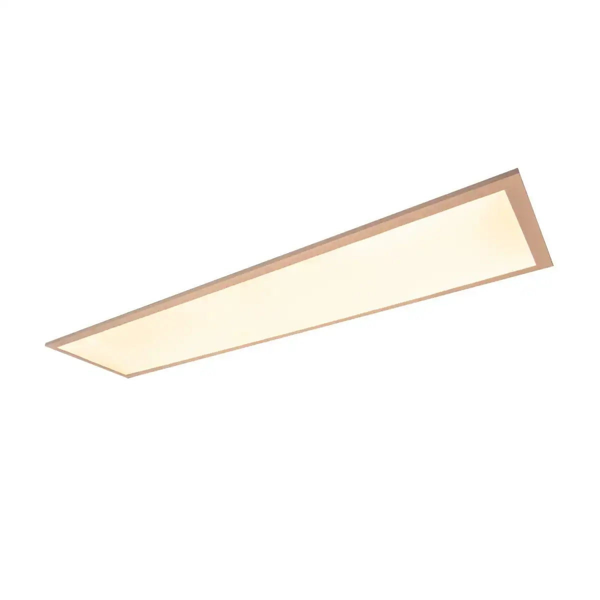 LED Panel-Deckenleuchte "NICO", funktionelle Deckenleuchte aus Metall und Kunststoff in weiß, mit festverbauten LED und vielen Funktionen, ideal für Büro, Praxis oder Werkstatt, ca. 119,5 cm lang