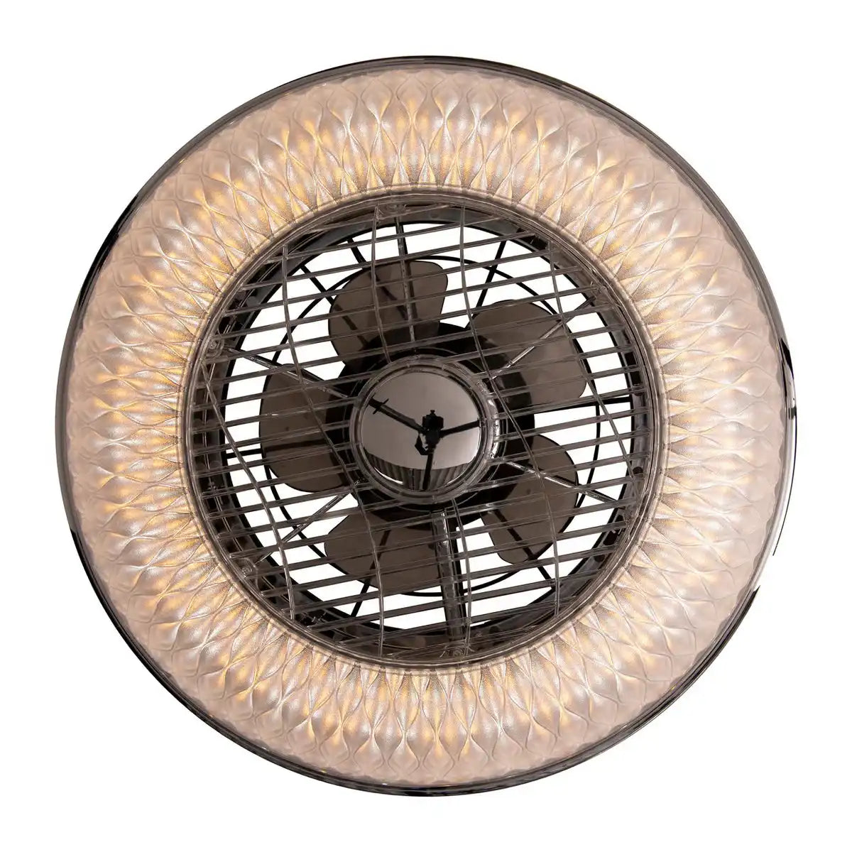 LED Deckenleuchte "VIENTO" mit Ventilator, aus Metall und Kunststoff, mit integrierten LEDs, Beleuchtung für Wohnräume oder Büro