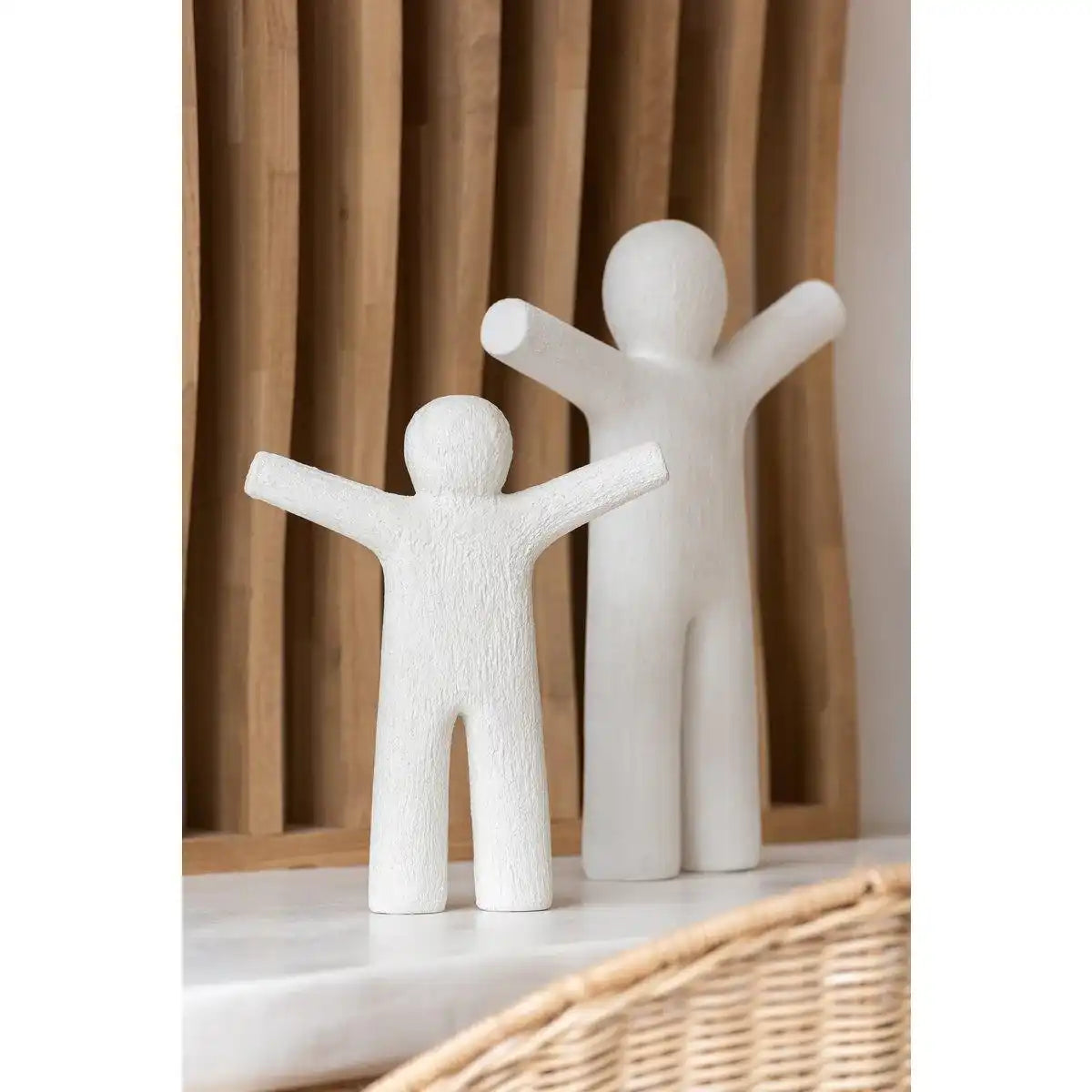 Figur P'tit Maurice Polyresin Weiß Skulptur Männer - HomeDesign Knaus