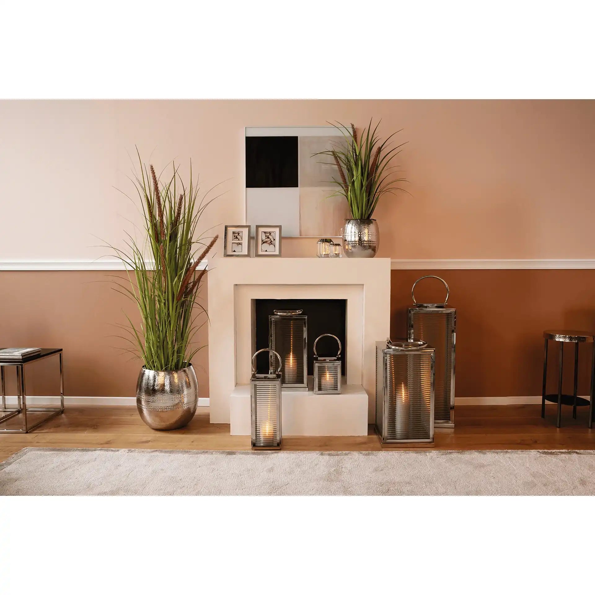 Fink Sevilla Laterne Windlicht Edelstahl Windlicht 3D - HomeDesign Knaus
