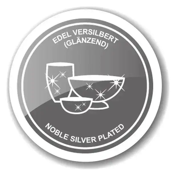 Flaschenuntersetzer Calo, edel versilbert, Durchmesser 11 cm - HomeDesign Knaus