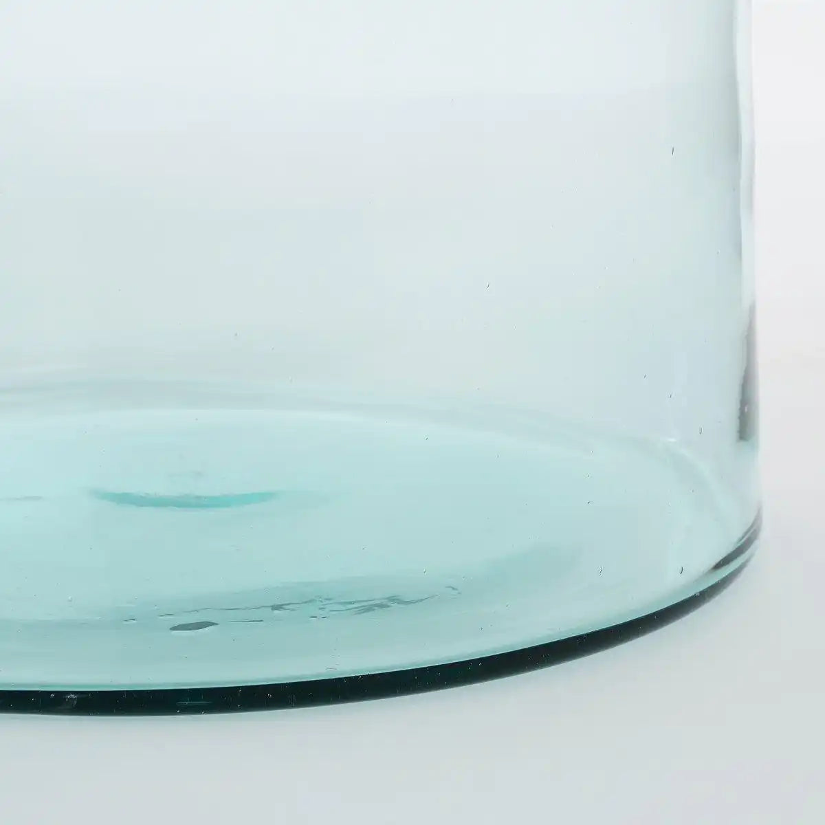 Florine Flaschenvase – H58 x Ø26 cm – Recyceltes Glas – Transparent - HomeDesign Knaus