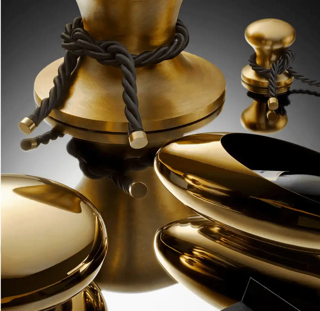 Fruchtschale Hochglanzpoliert Gold - HomeDesign Knaus