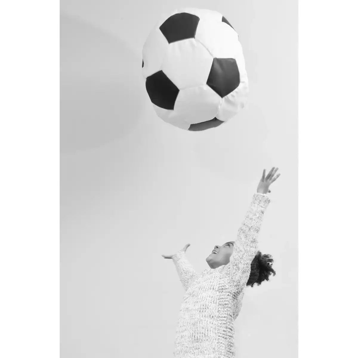FUSSBALL KLEIN – noir/blanc - HomeDesign Knaus