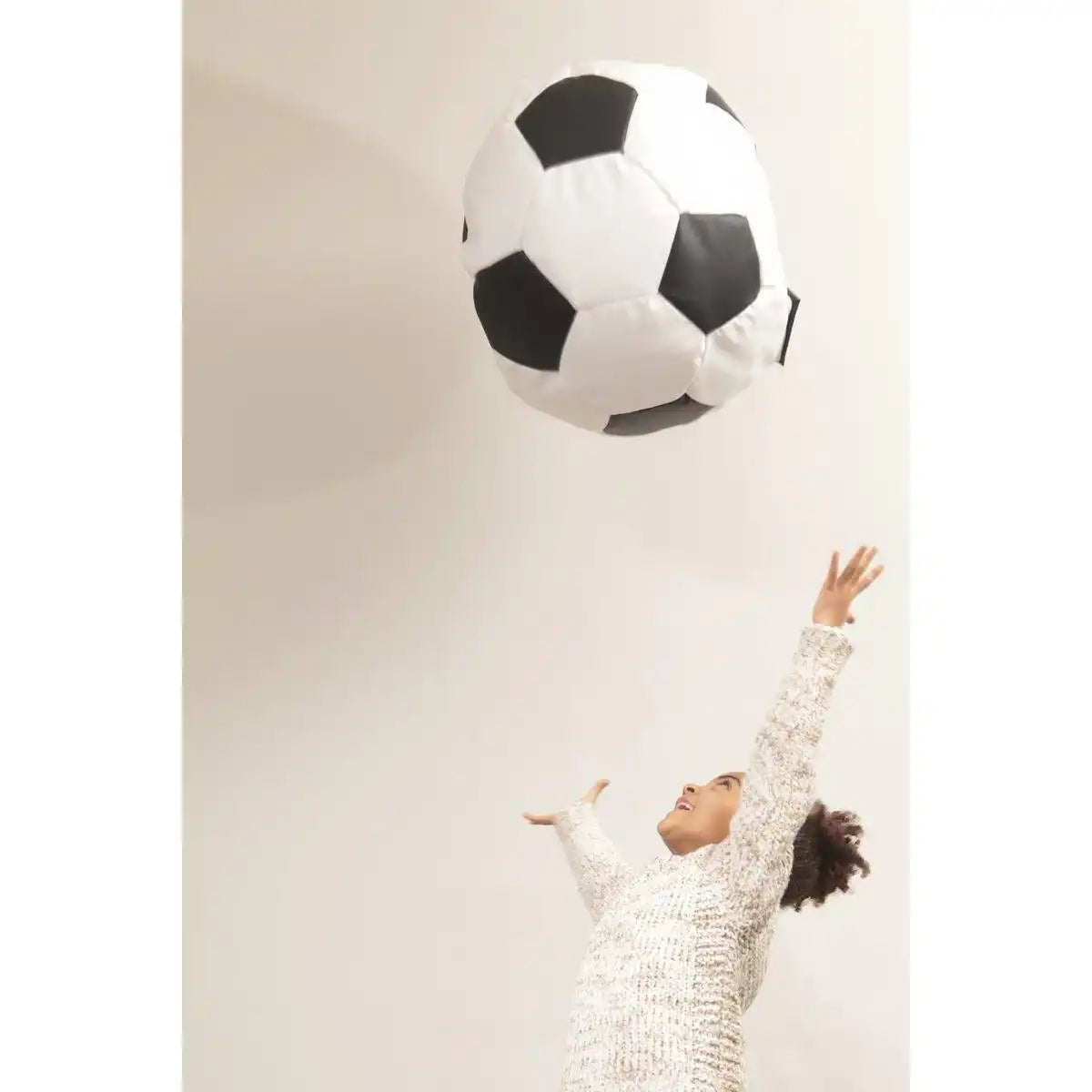 FUSSBALL KLEIN – noir/blanc - HomeDesign Knaus