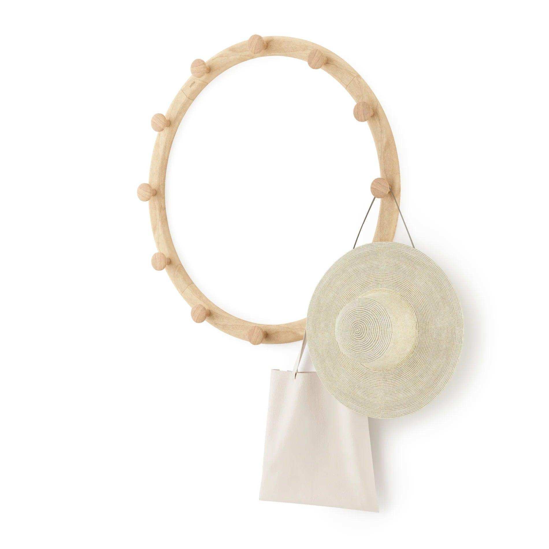 Garderobe Rund Naturholz - HomeDesign Knaus