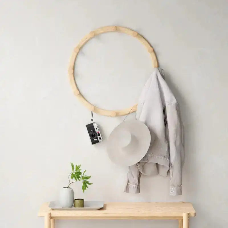 Garderobe Rund Naturholz - HomeDesign Knaus
