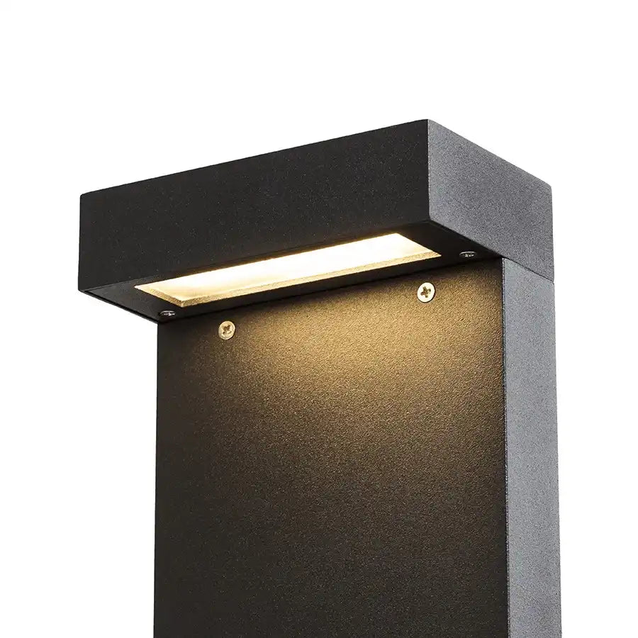 Gardien LED Außenleuchte Standleuchte schwarz 10W 3000K - HomeDesign Knaus