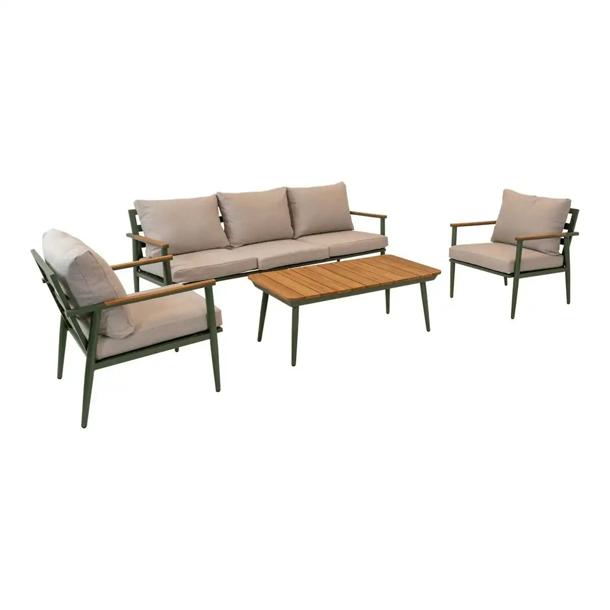 Garten Lounge Lounge-Eckbank Lounge-Set Riga Teakholz - HomeDesign Knaus