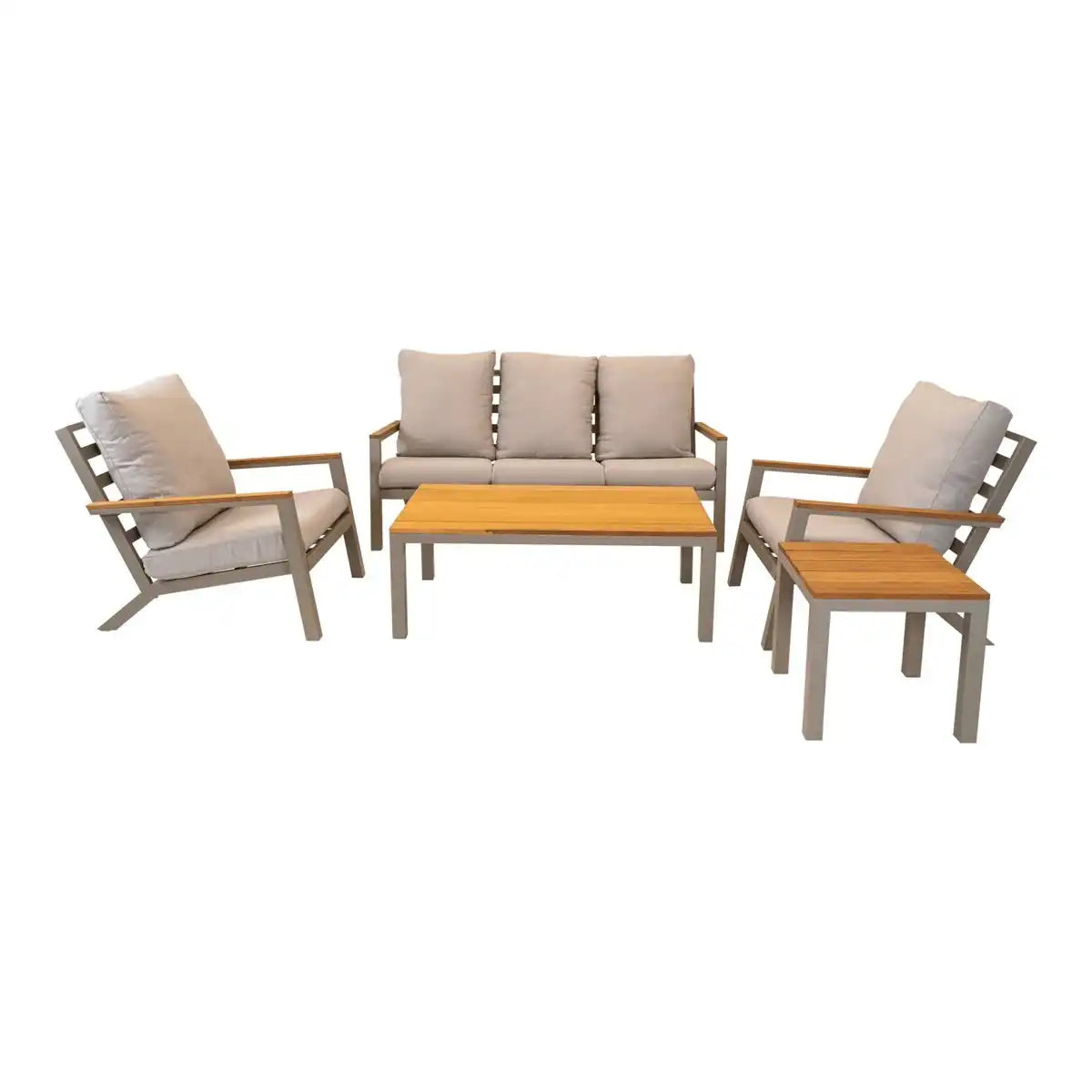 Garten Lounge-Set Gartenmöbel Donnan beige - HomeDesign Knaus