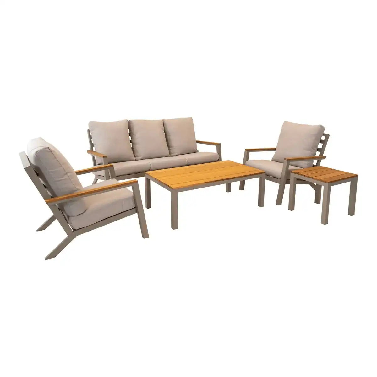 Garten Lounge-Set Gartenmöbel Donnan beige - HomeDesign Knaus