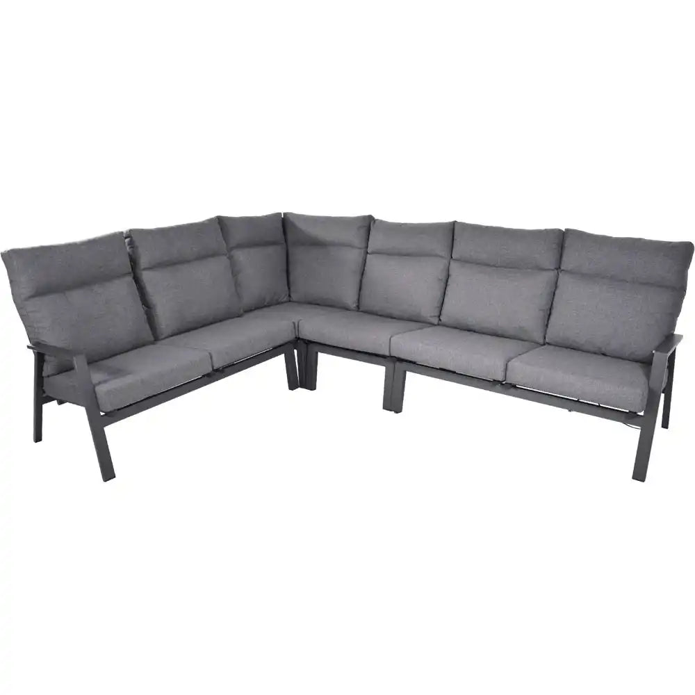 Gartenmöbel Eck-Lounge-Set Ecksofa Loungebank "Ohio" Komfort 290x225cm - HomeDesign Knaus
